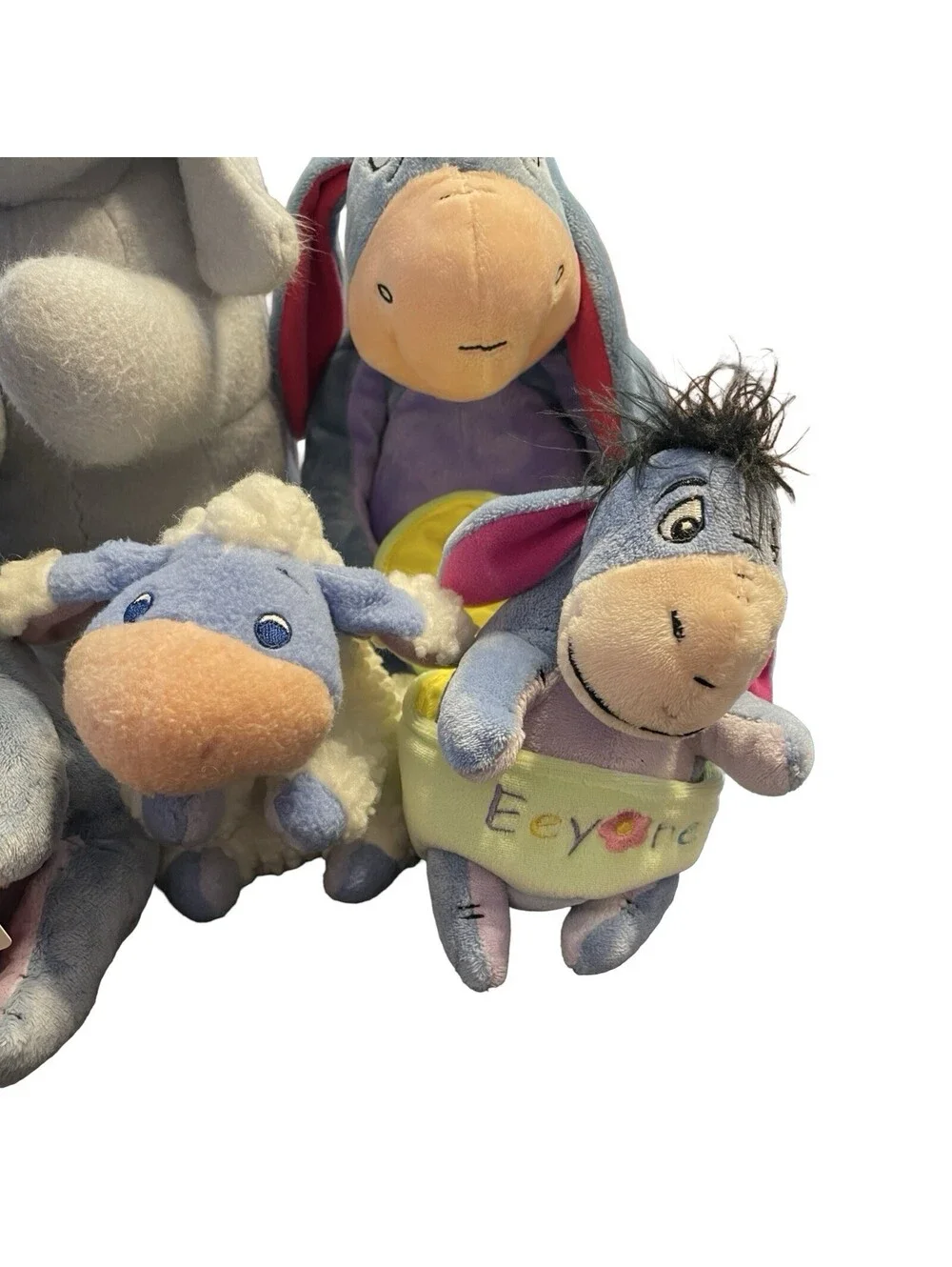 Eeyore Disney Lot Of 7 Plush Toys VTG Toys Winnie the Pooh